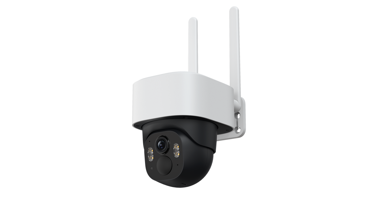 AMLINK 5MP Security AI IP PoE Camera, Night Color 100ft, Human/Vehicle Detection, NDAA Compliant, Indoor Outdoor Surveillance Bullet, 2-Way Audio, Support 256GB MicroSD, Deterrent, 20fps AL5M-B5172EW