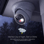 AMLINK 4K/8MP Security AI IP PoE Camera, Night Color 100ft, Human/Vehicle Detection, NDAA Compliant, Indoor Outdoor Surveillance Turret, 2-Way Audio, Support 256GB MicroSD, Deterrent, AL8M-T8198EW